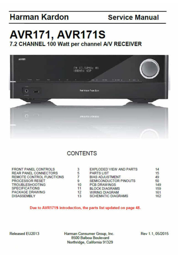 AVR-171, AVR-171S Rev.1.1